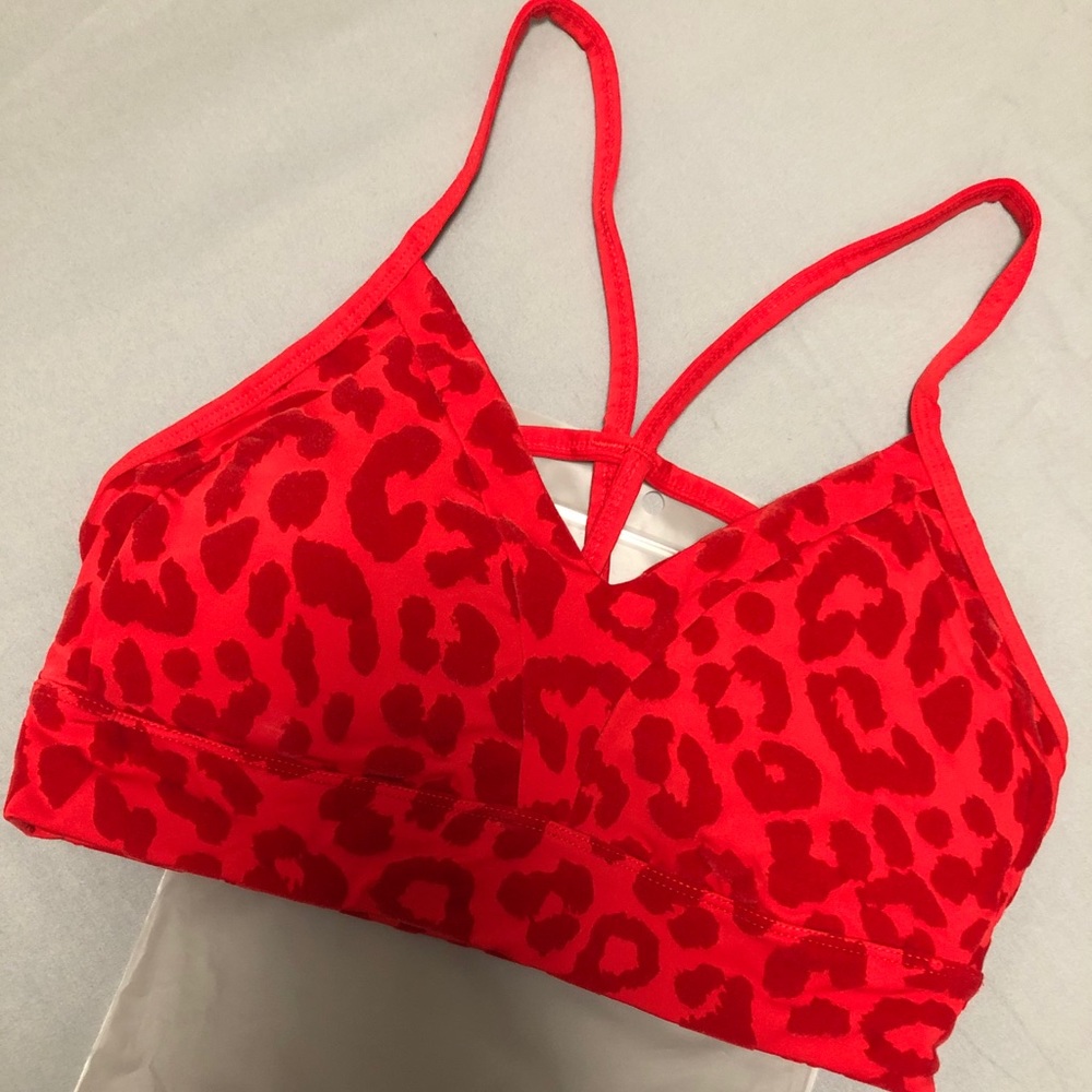 Balance Athletica Kingdom Form Bra Red Panther
